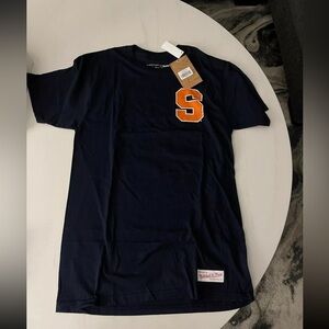🆕 Mitchell & Ness Syracuse University Tee Shirt Men’s Size Large Fast Shipping